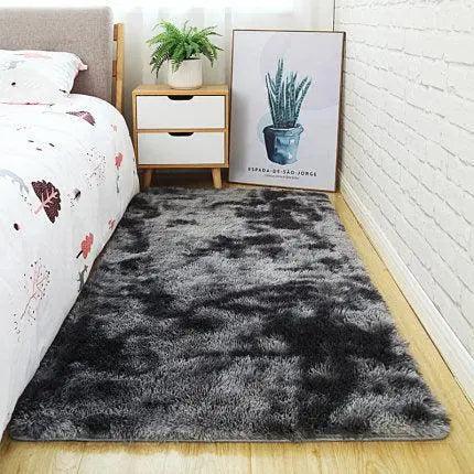 Vibrant Tie-Dye Gradient Accent Rug