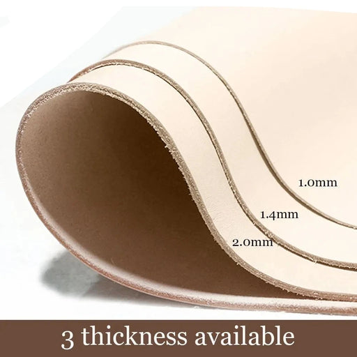 French Premium Full Grain Leather for Handmade Crafts - Imported Quality Cowhide from France
