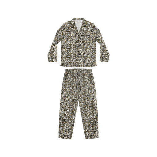 Luxurious Customized Satin Leopard Pajama Set for Women