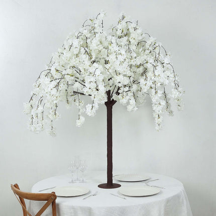 AliKopy 5ft Artificial Cherry Blossom Tree - Realistic Silk & Sturdy B