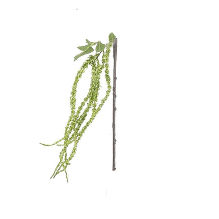 AliKopy 2 Pack 32" Green Artificial Amaranthus with Ivy Leaves