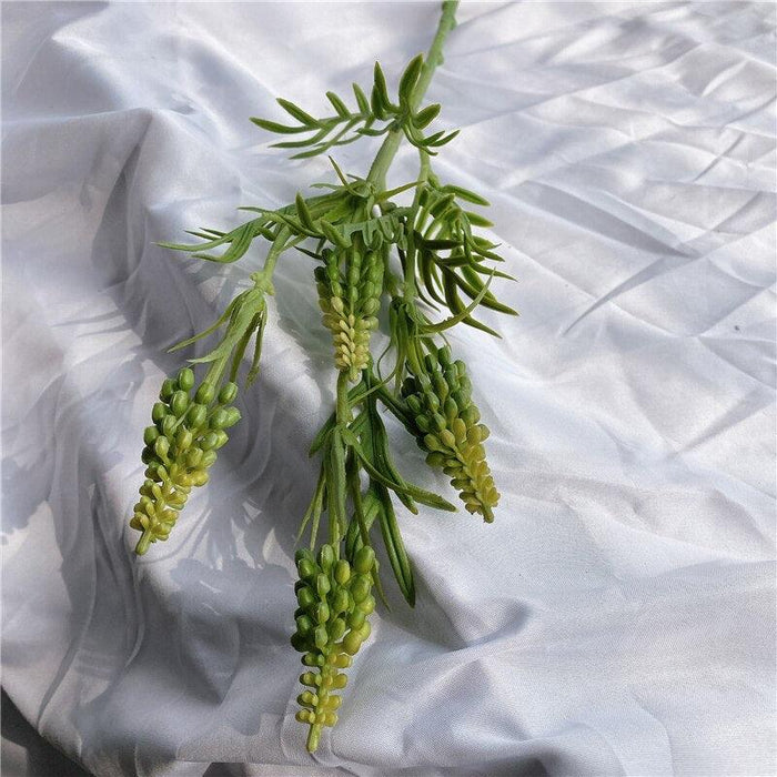 Lifelike Faux Cereal Plant Branch Set for Home Décor Oasis