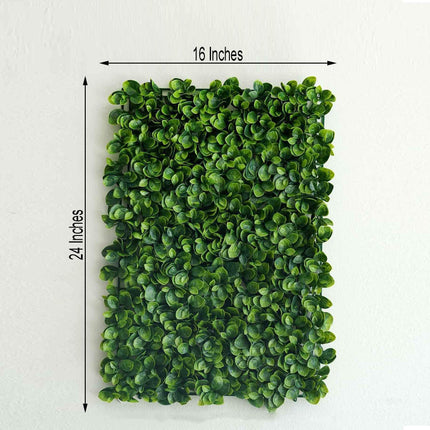 AliKopy 11 Sq ft Green Boxwood Hedge Wall Mat - 4 Durable Panels, UV-R