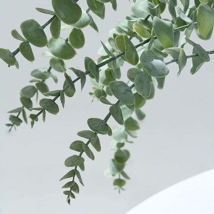 AliKopy 30" Frosted Green Artificial Eucalyptus Branches - Set of 3, R