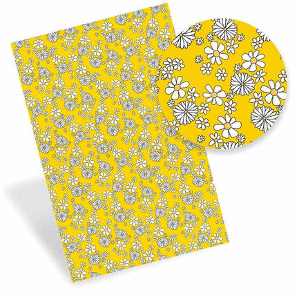 Lively Fruit-Themed Faux Leather - Craft with Flair and Grace