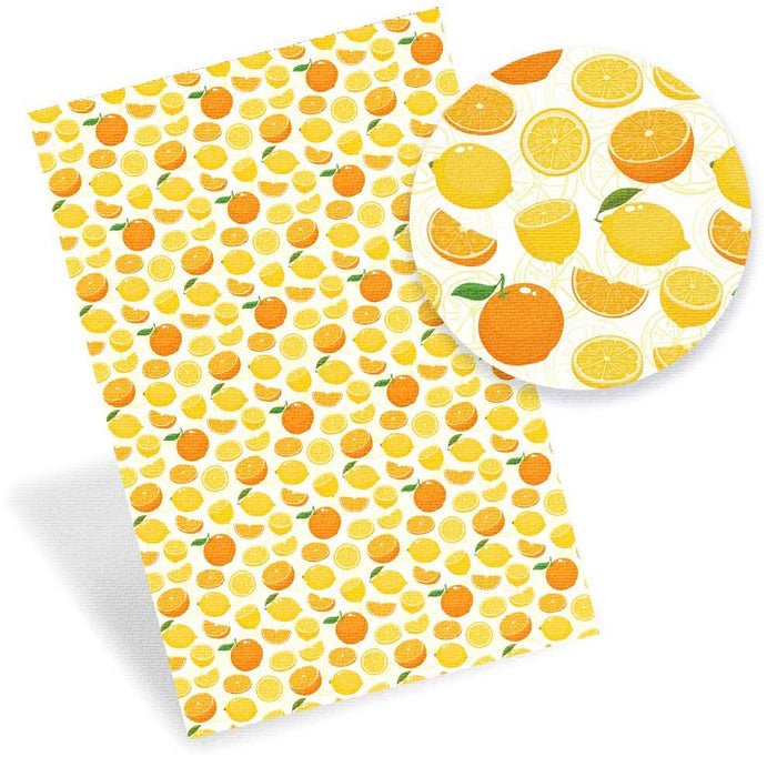 Exquisite Fruity Faux Leather Crafting Sheet - Unleash Your Creativity