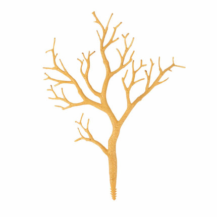 AliKopy 10-Pack Metallic Gold Manzanita Tree Branches, 14" Centerpiece