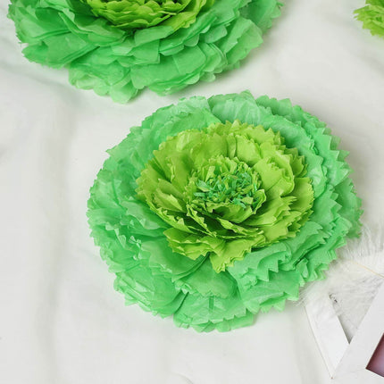AliKopy Set of 6 Mint Green 3D Paper Flowers Wall Decor - 12"-20