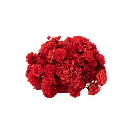AliKopy 22-Inch Red Silk Flower Centerpiece - Pre-Arranged, Wedding De