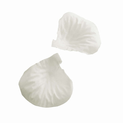 AliKopy 500-Pack Ivory Silk Rose Petals - Round Design, Table Decor