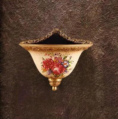 European Vintage Resin Wall Vase and Planter