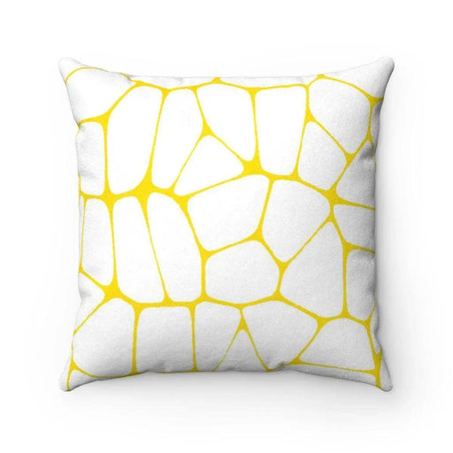 Sophisticated Dual Design Throw Pillow with Reversible Cover