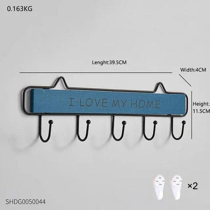 Scandinavian-Style Elegant Wooden Key Organizer with Enduring Charm