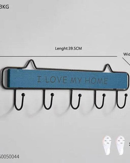 Scandinavian-Style Elegant Wooden Key Organizer with Enduring Charm