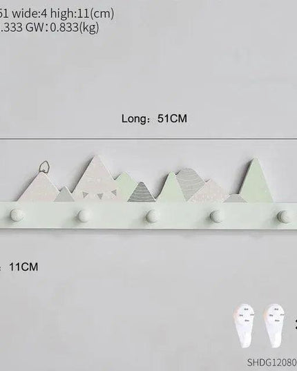 Scandinavian-Style Elegant Wooden Key Organizer with Enduring Charm