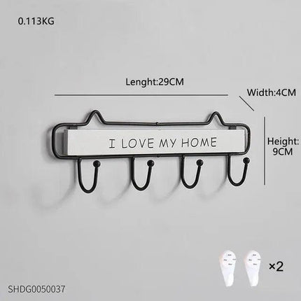 Scandinavian-Style Elegant Wooden Key Organizer with Enduring Charm