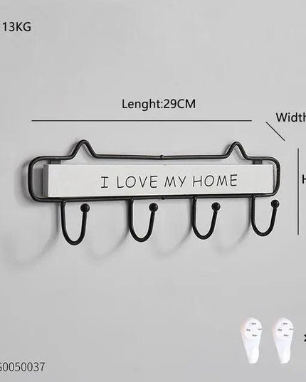 Scandinavian-Style Elegant Wooden Key Organizer with Enduring Charm