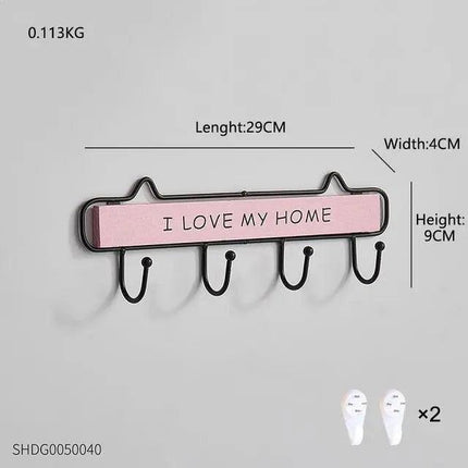 Scandinavian-Style Elegant Wooden Key Organizer with Enduring Charm