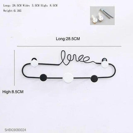 Scandinavian-Style Elegant Wooden Key Organizer with Enduring Charm