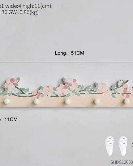 Scandinavian-Style Elegant Wooden Key Organizer with Enduring Charm