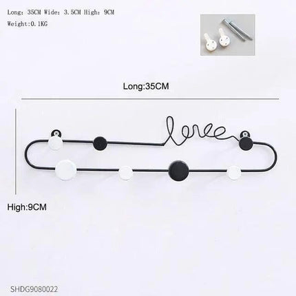 Scandinavian-Style Elegant Wooden Key Organizer with Enduring Charm