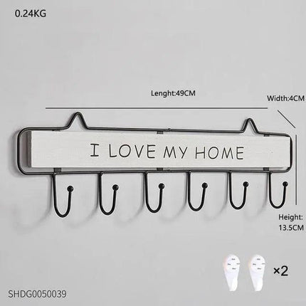 Scandinavian-Style Elegant Wooden Key Organizer with Enduring Charm