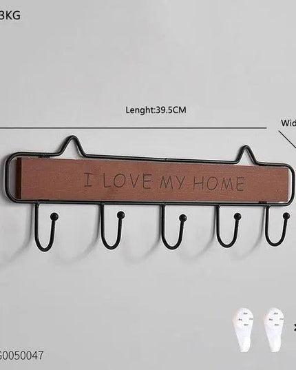 Scandinavian-Style Elegant Wooden Key Organizer with Enduring Charm
