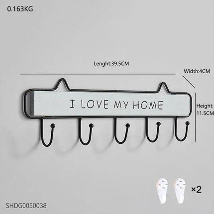 Scandinavian-Style Elegant Wooden Key Organizer with Enduring Charm