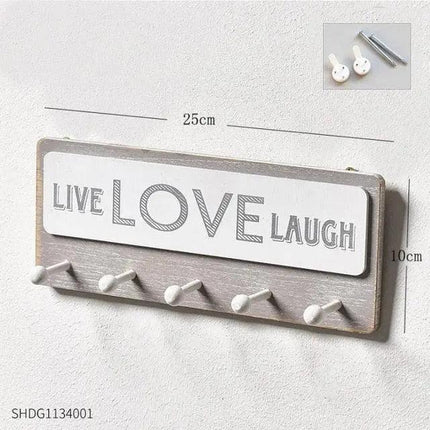 Scandinavian-Style Elegant Wooden Key Organizer with Enduring Charm