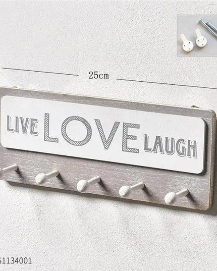 Scandinavian-Style Elegant Wooden Key Organizer with Enduring Charm