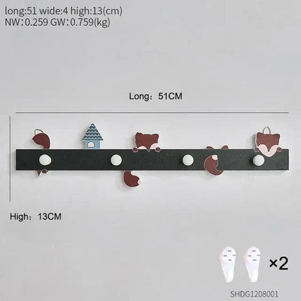 Scandinavian-Style Elegant Wooden Key Organizer with Enduring Charm