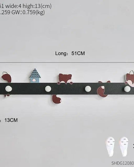 Scandinavian-Style Elegant Wooden Key Organizer with Enduring Charm