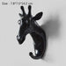 Animal-Inspired Metallic Resin Wall Hooks for Chic Home Styling
