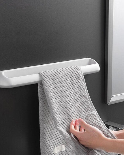 Versatile Wall-Mounted Storage Rack for Towels and Slippers