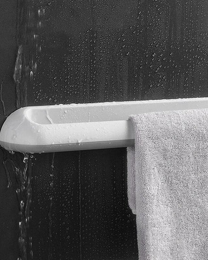 Versatile Wall-Mounted Storage Rack for Towels and Slippers