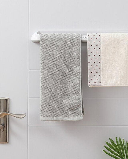 Versatile Wall-Mounted Storage Rack for Towels and Slippers