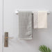 Bath Towel and Slipper Wall-Mounted Storage Organizer with Multi-Use Design