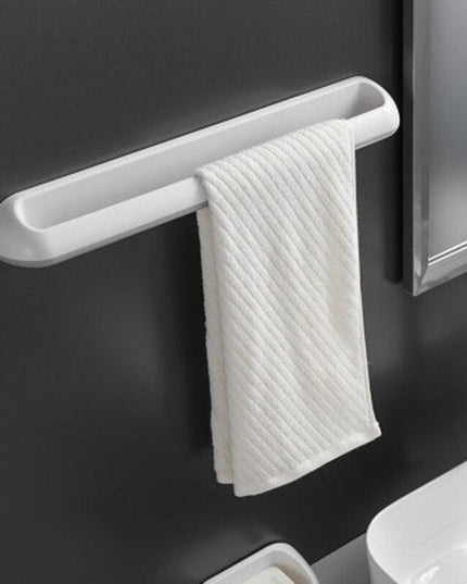 Versatile Wall-Mounted Storage Rack for Towels and Slippers