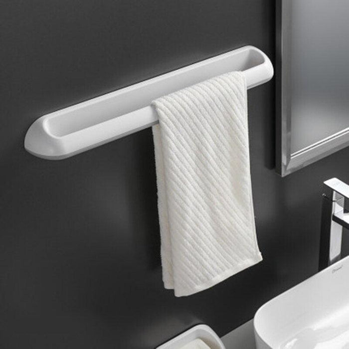 Bathroom Towel and Slipper Storage Solution with Wall-Mounted Organizer