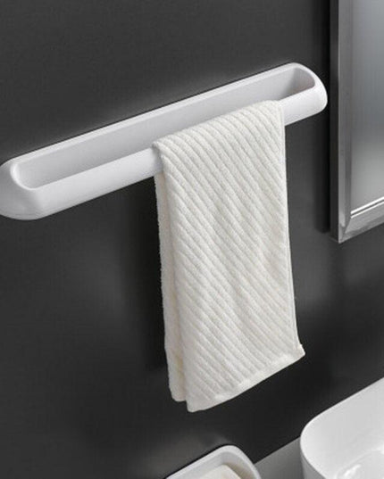 Versatile Wall-Mounted Storage Rack for Towels and Slippers
