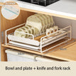 Bowls and plates + knives and forks