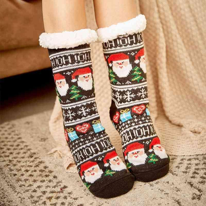 Cozy Christmas Slipper Socks for Festive Holiday Vibes