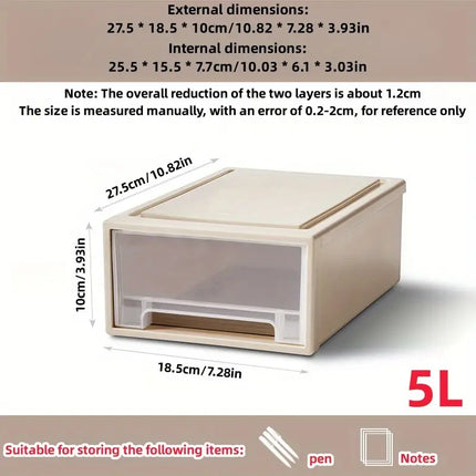 Stackable Transparent Quilt Storage Drawer - Closet Organizer