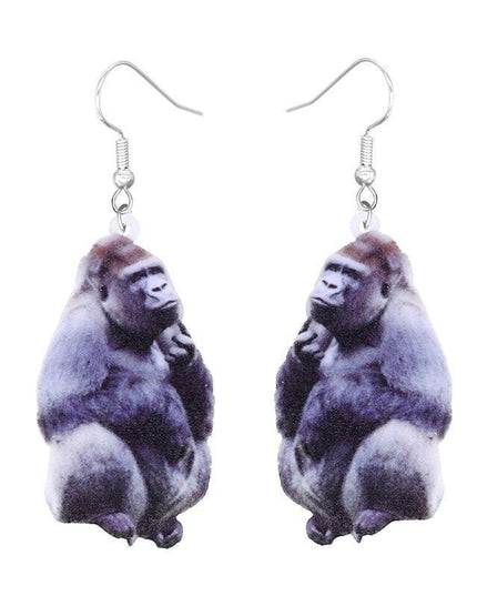 Charming Animal-Themed Acrylic Earrings for the Fashion-Forward Individual