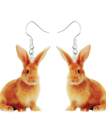 Charming Animal-Themed Acrylic Earrings for the Fashion-Forward Individual