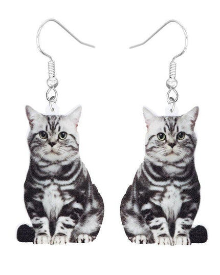 Charming Animal-Themed Acrylic Earrings for the Fashion-Forward Individual