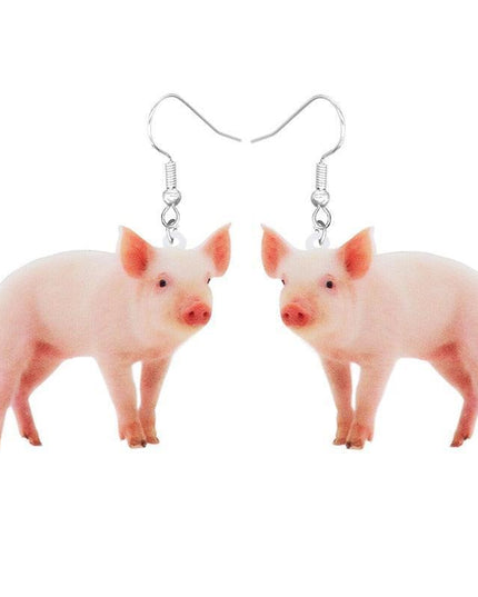 Charming Animal-Themed Acrylic Earrings for the Fashion-Forward Individual