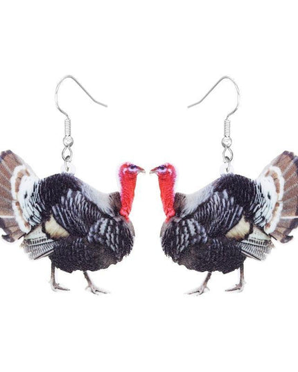 Charming Animal-Themed Acrylic Earrings for the Fashion-Forward Individual
