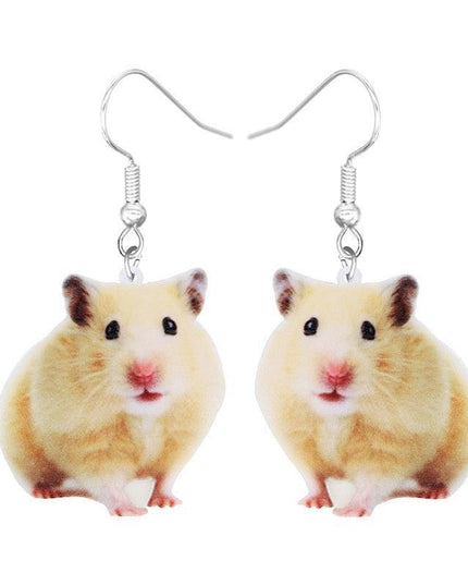 Charming Animal-Themed Acrylic Earrings for the Fashion-Forward Individual