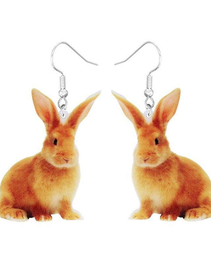 Charming Animal-Themed Acrylic Earrings for the Fashion-Forward Individual